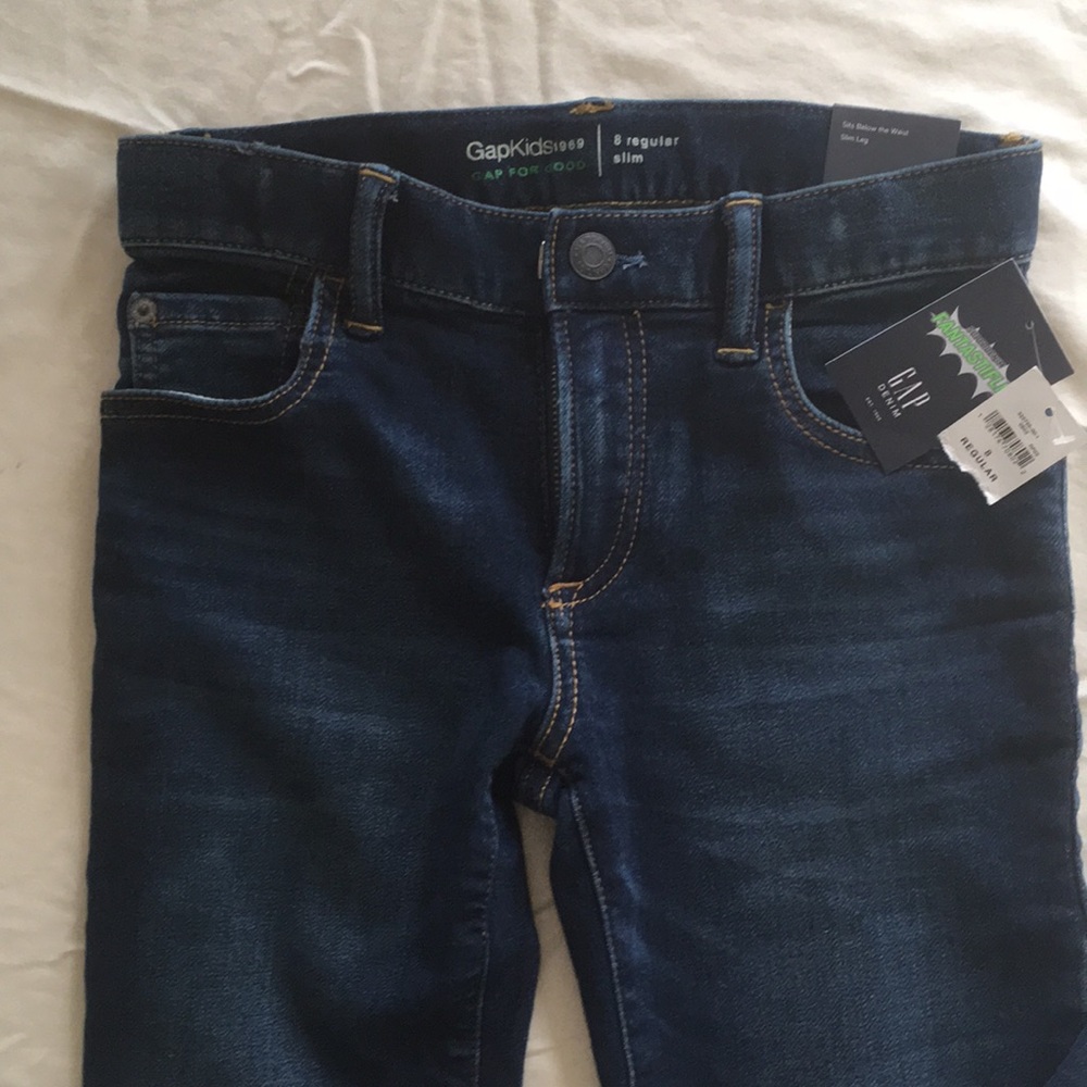 GAP boys slim stretch denim jeans 8